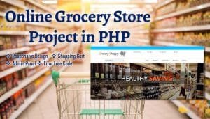 online grocery php project