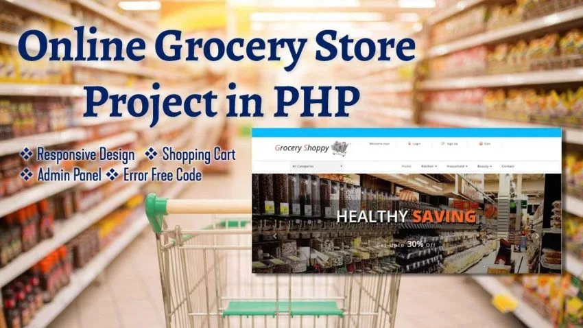 online grocery php project
