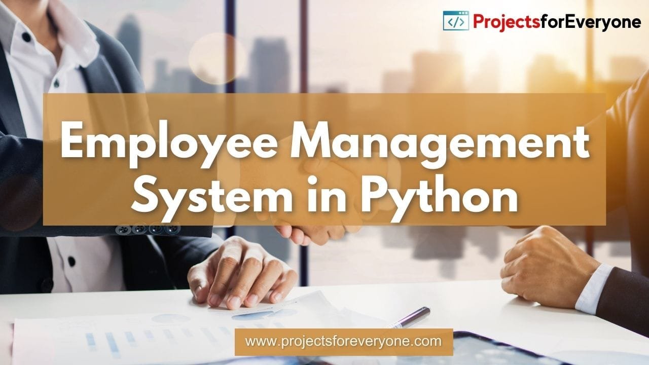 Employee Record Management System In Python