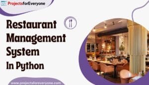 Restaurant Management System In Python